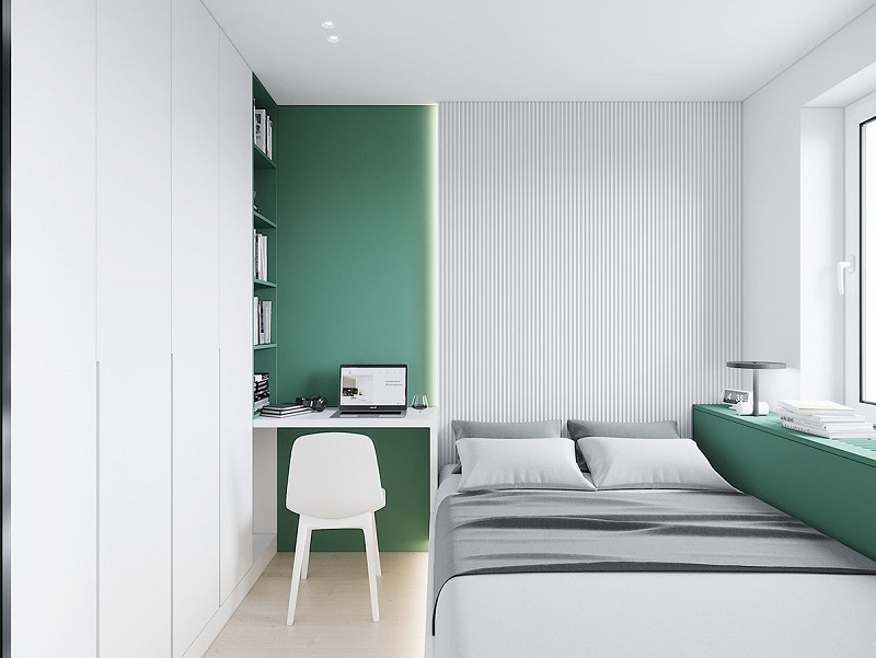 Ý tưởng thiết kế nội thất đep cho phòng ngủ tiện nghi hiện đại