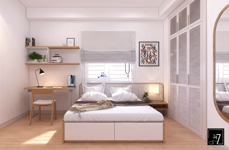 Đường nét tối giản và hiện đại trong thiết kế nội thất chung cư giá rẻ
