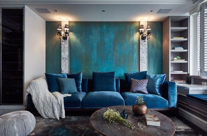 Thiết kế nội thất không gian mới với màu sắc táo bạo