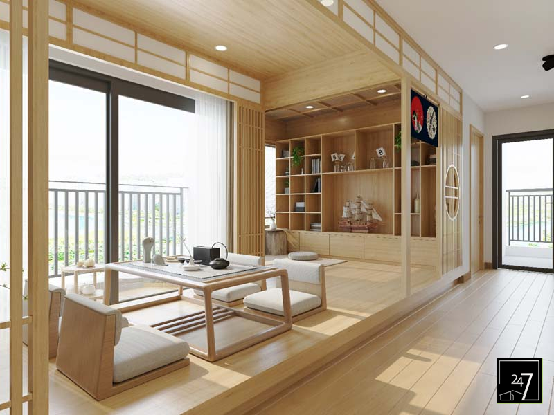 Thiết kế nội thất phong cách Nhật Bản
