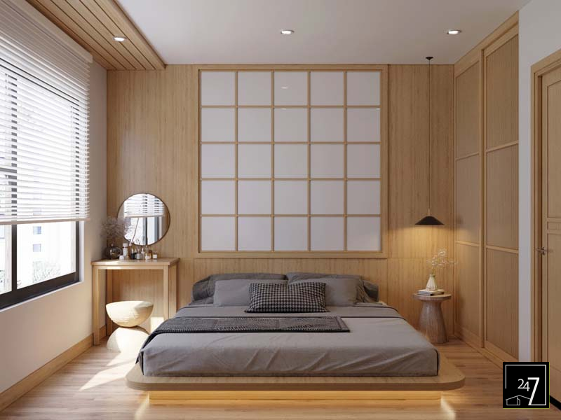 Thiết kế nội thất chung cư giá rẻ kiểu Nhật