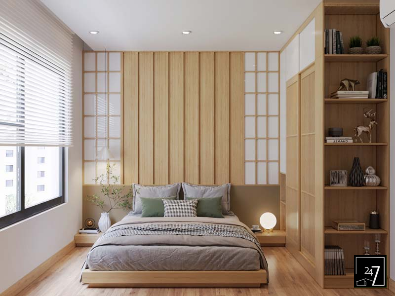 Thiết kế nội thất chung cư giá rẻ với gỗ công nghiệp