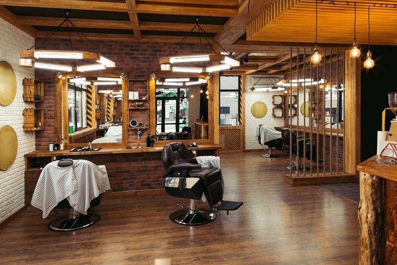 Thiết kế cửa hàng cắt tóc nam barber shop