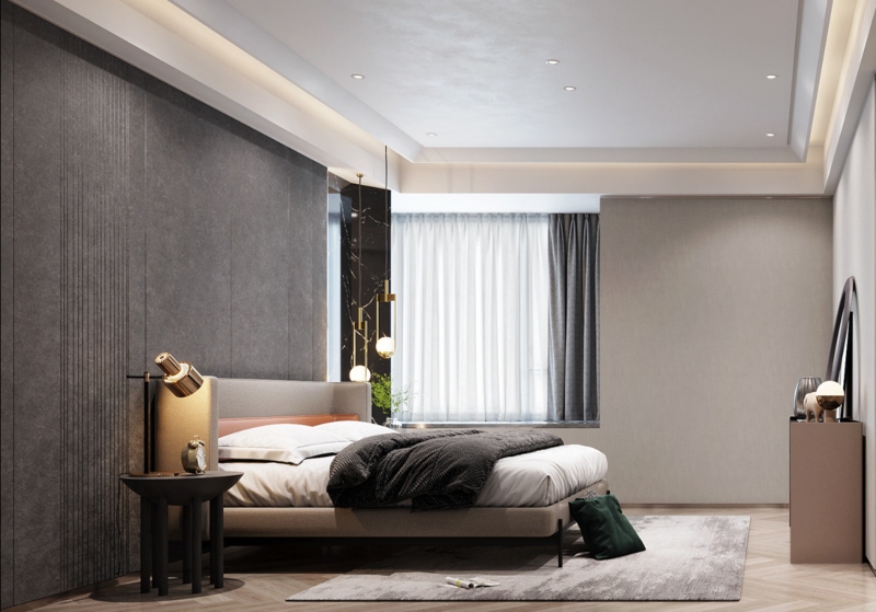 Thiết kế nội thất phòng ngủ chung cư cao cấp